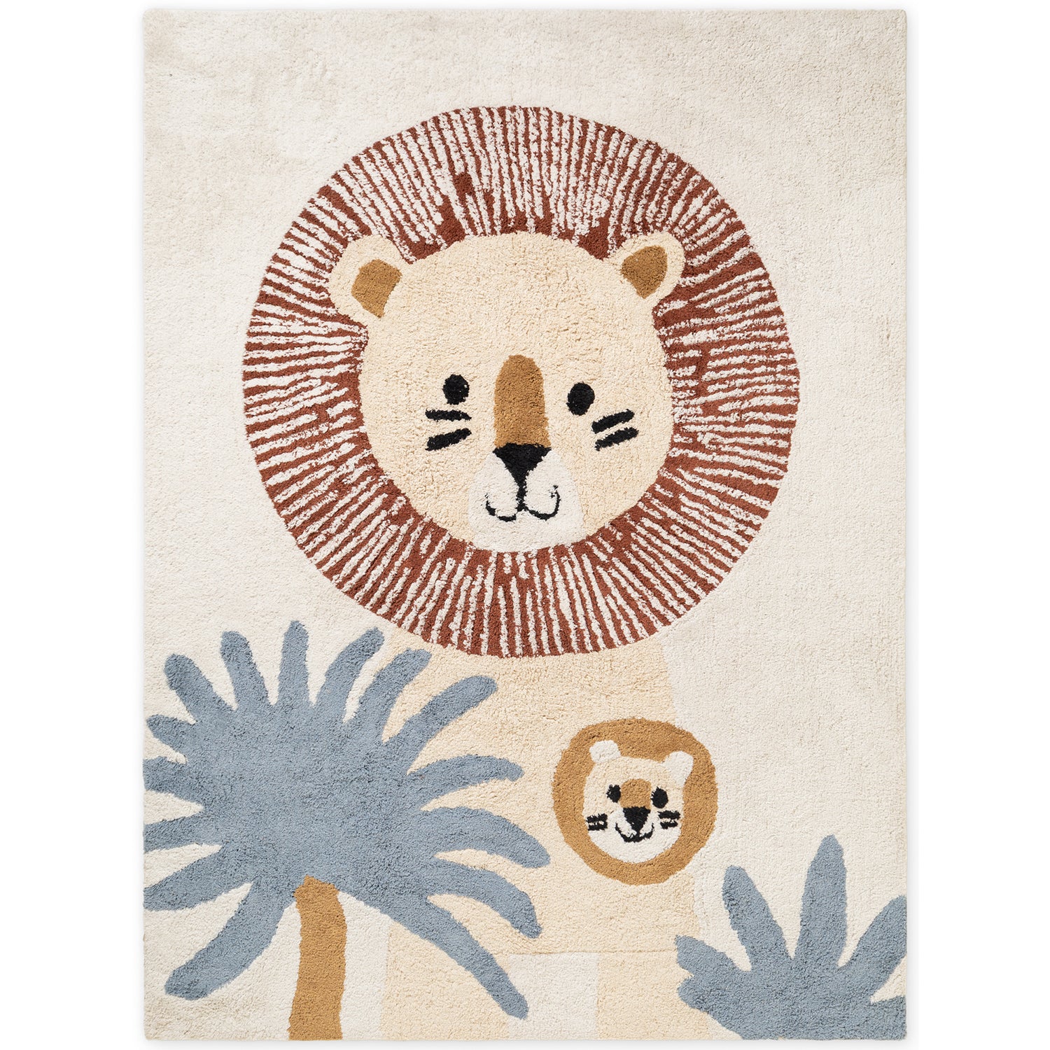 Tapis Enfant Lion Leandre Multicolore 140x200cm