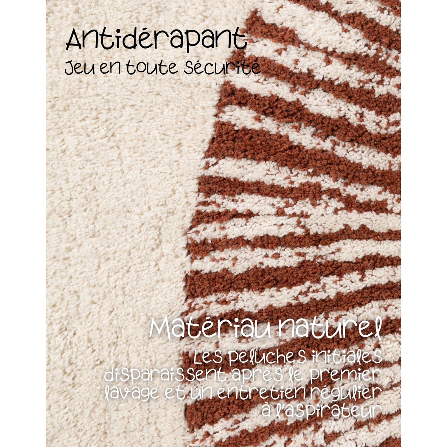 Tapis Enfant Lion Leandre Multicolore 140x200cm