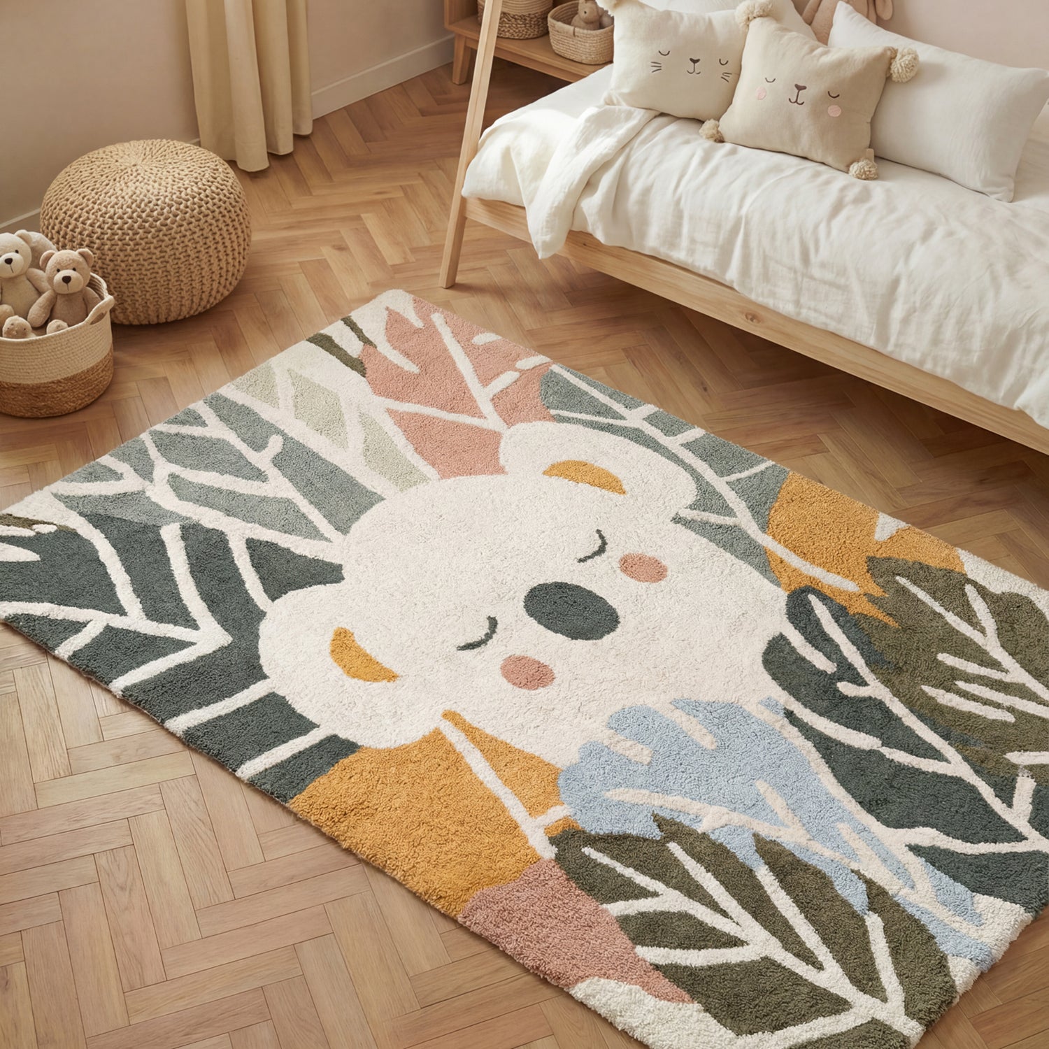 Tapis Enfant Koala Multicolore 140x200cm