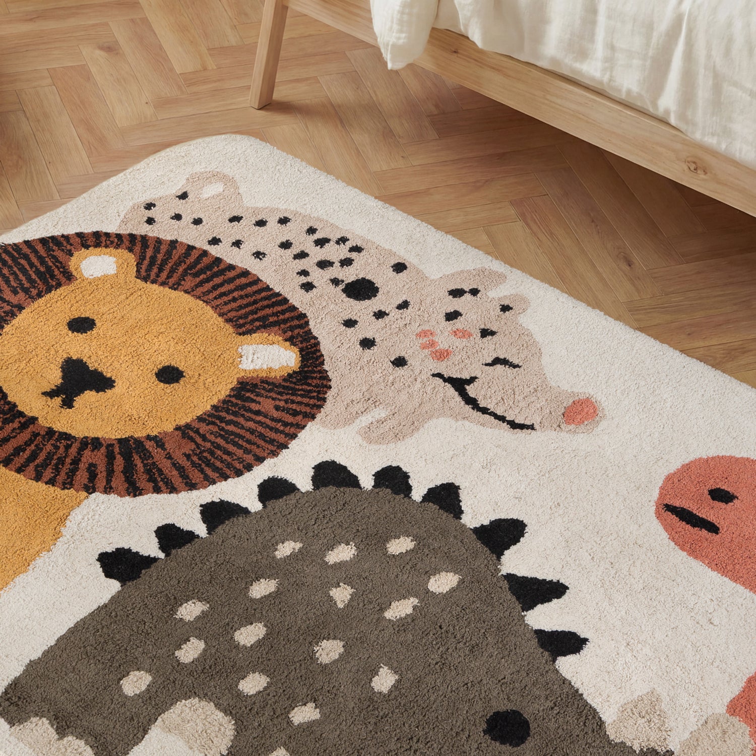 Tapis Enfant Animaux Safari 140x200cm