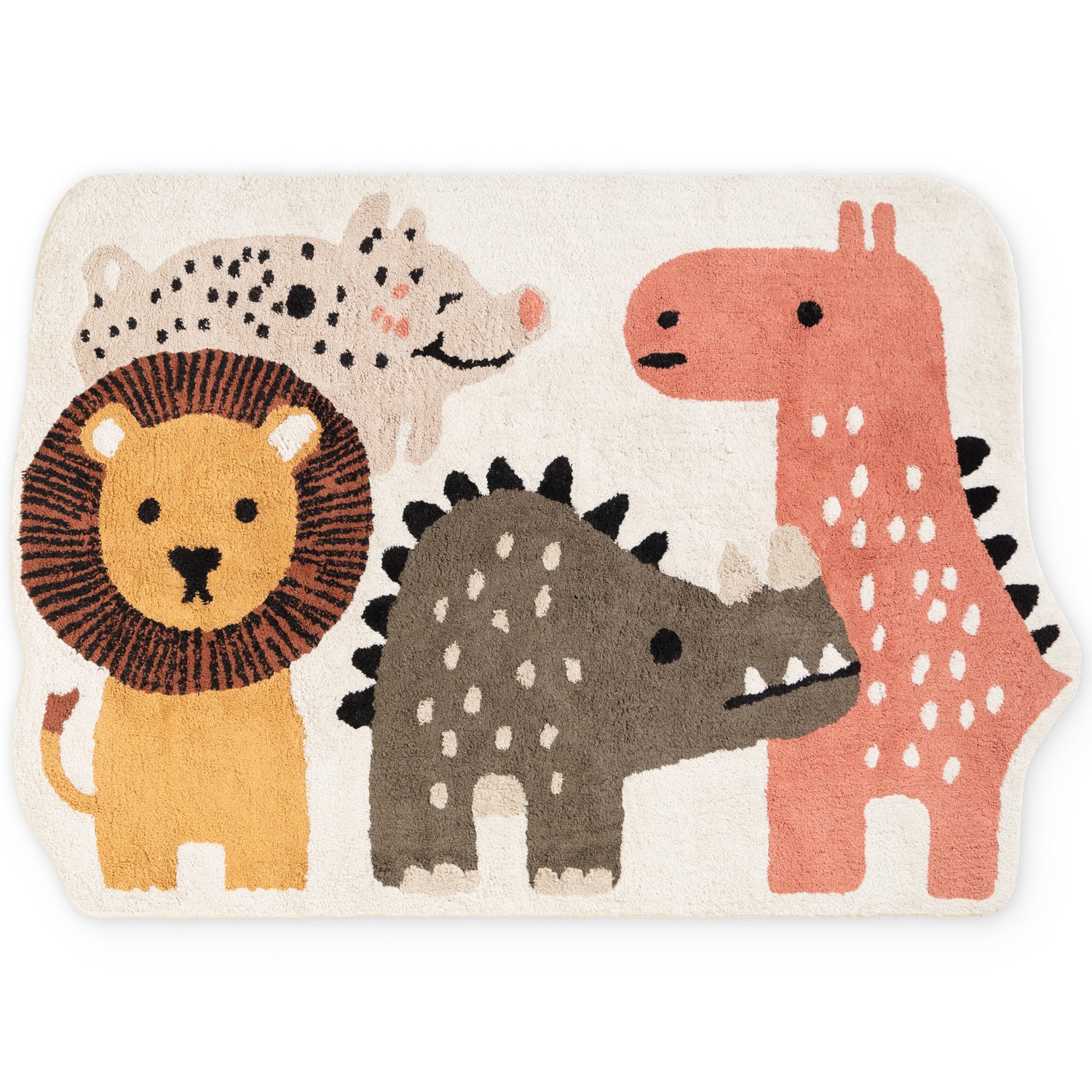 Tapis Enfant Animaux Safari 140x200cm