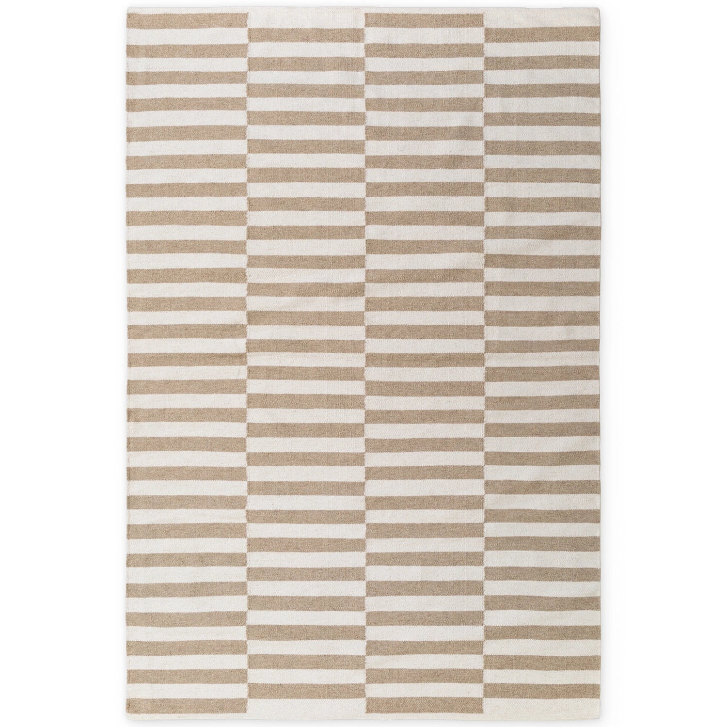 Tapis Laine fait main Beige et Crème XL