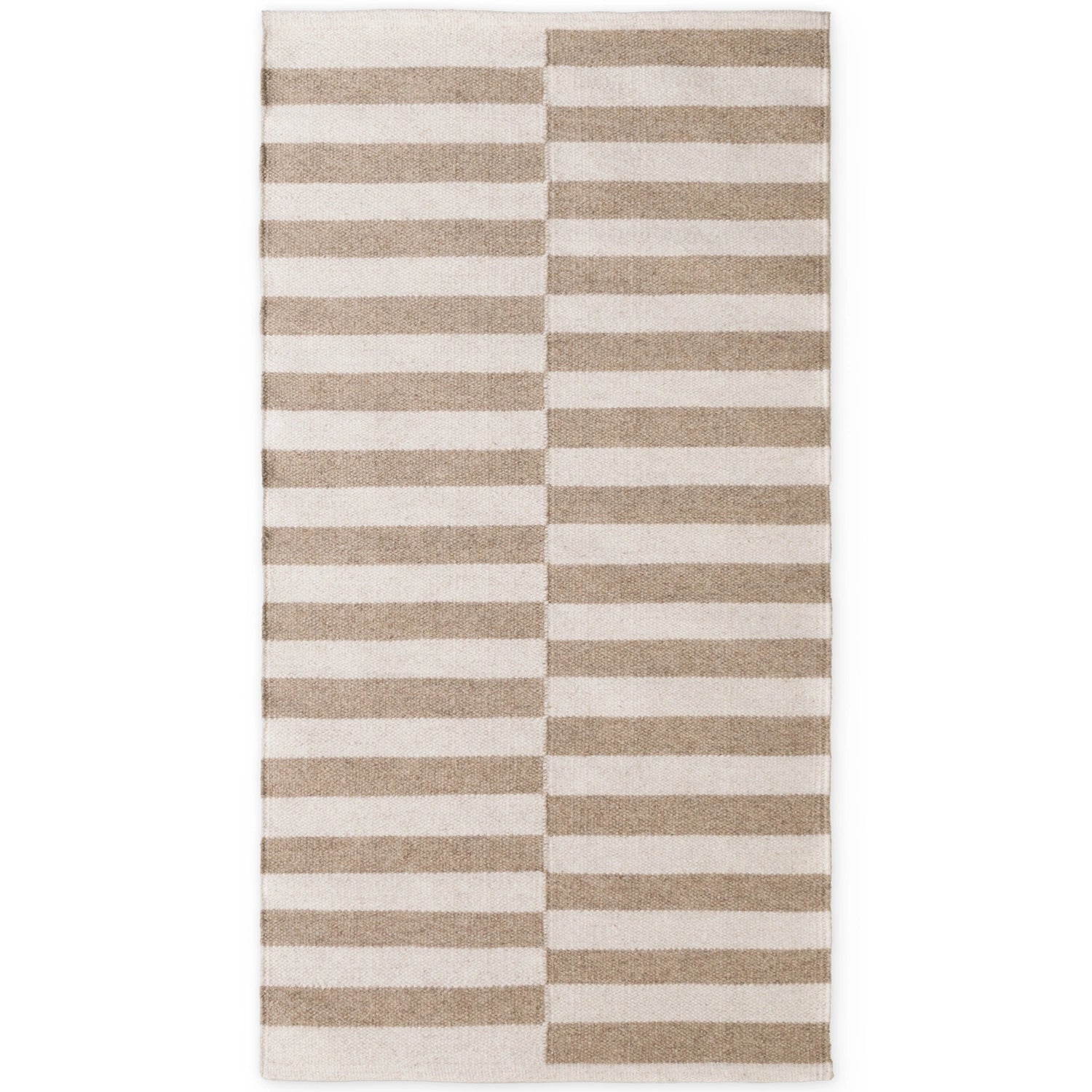 Tapis Laine fait main Beige et Crème XS