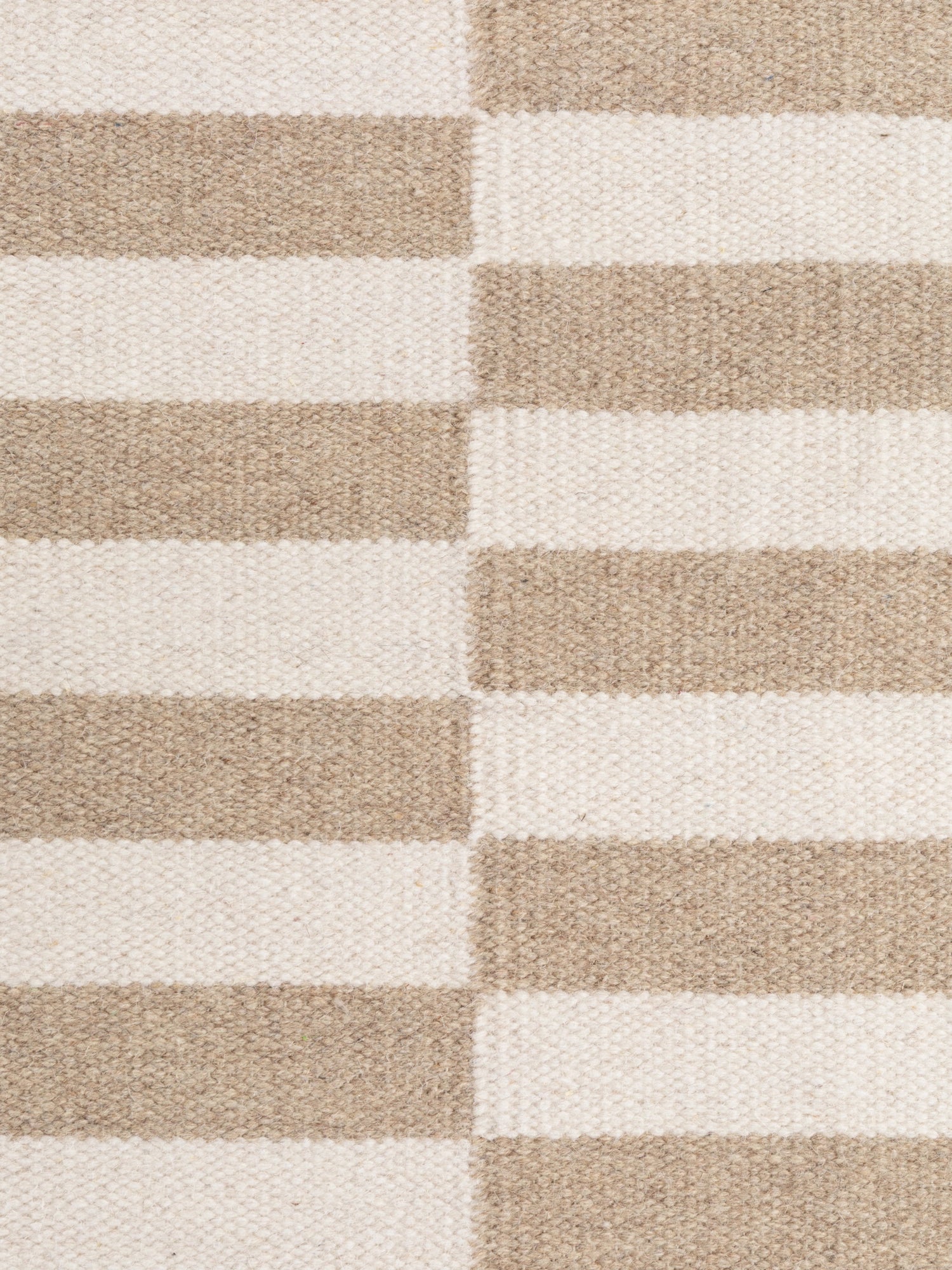 Tapis Laine fait main Beige et Crème S