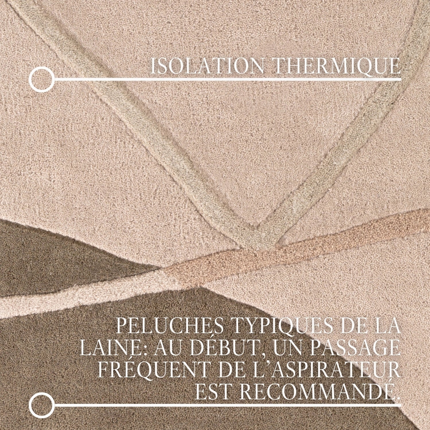Tapis en laine Arteo Crème Rose – Villeroy &amp; Boch