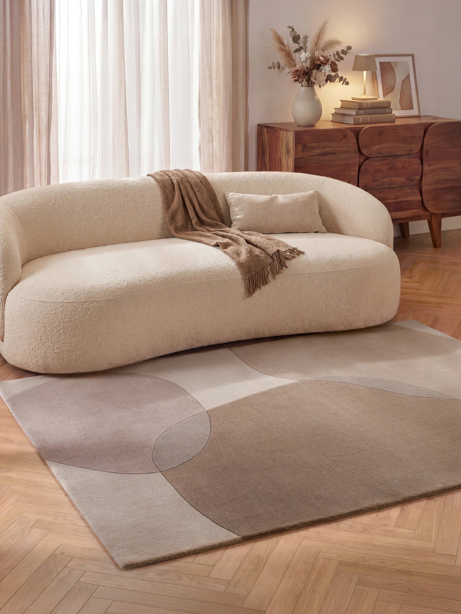 Tapis en laine Ovia Crème Beige – Villeroy &amp; Boch