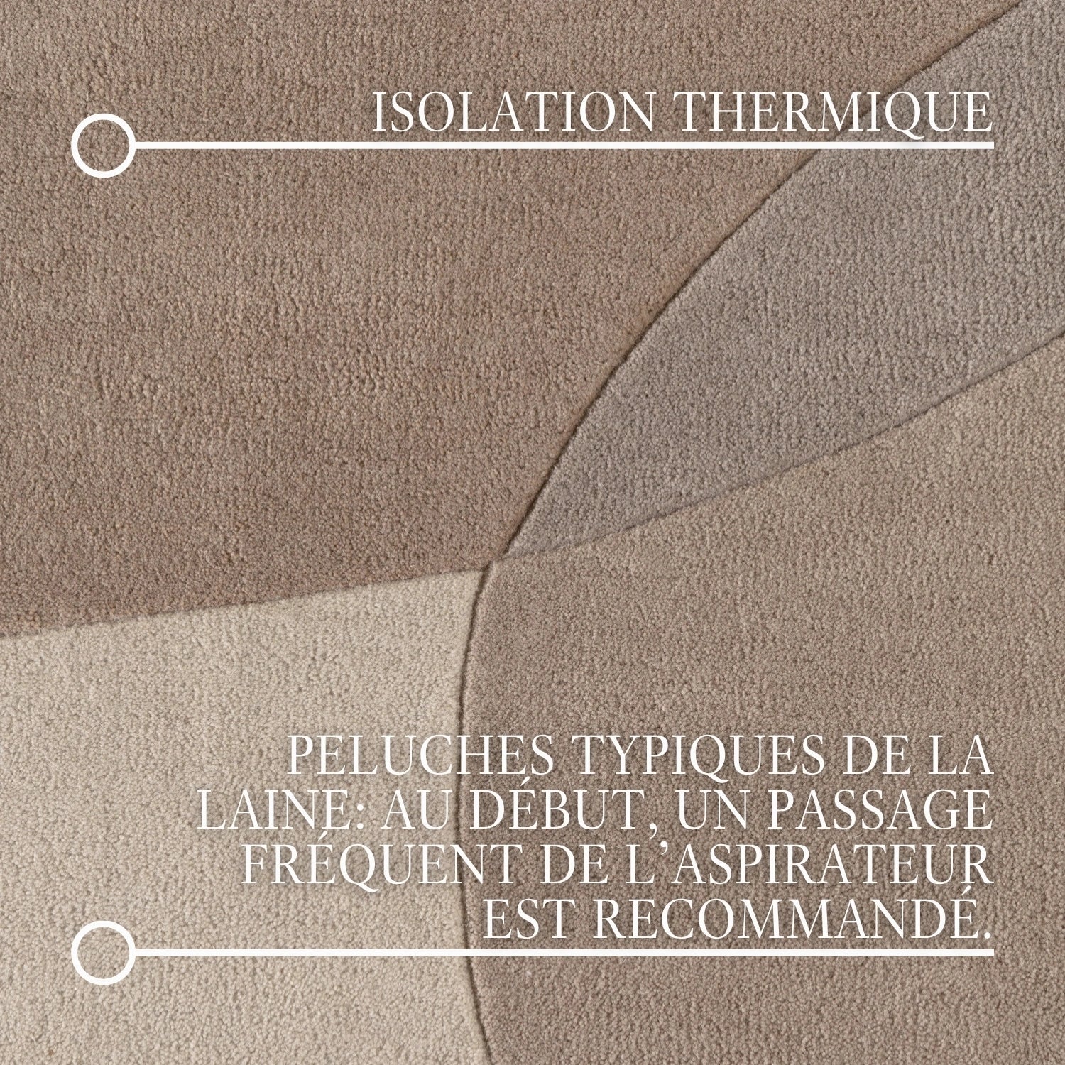 Tapis en laine Ovia Crème Beige – Villeroy &amp; Boch