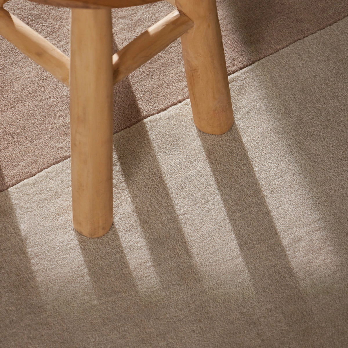 Tapis en laine Vendôme Crème et Marron – Villeroy &amp; Boch