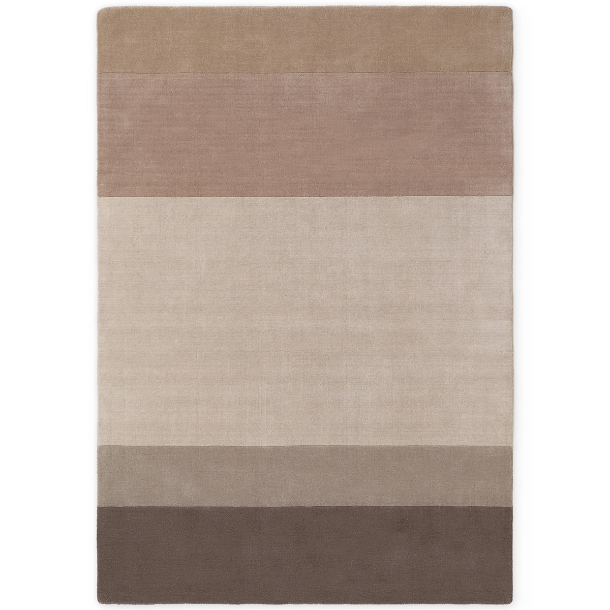 Tapis en laine Vendôme Crème et Marron – Villeroy &amp; Boch