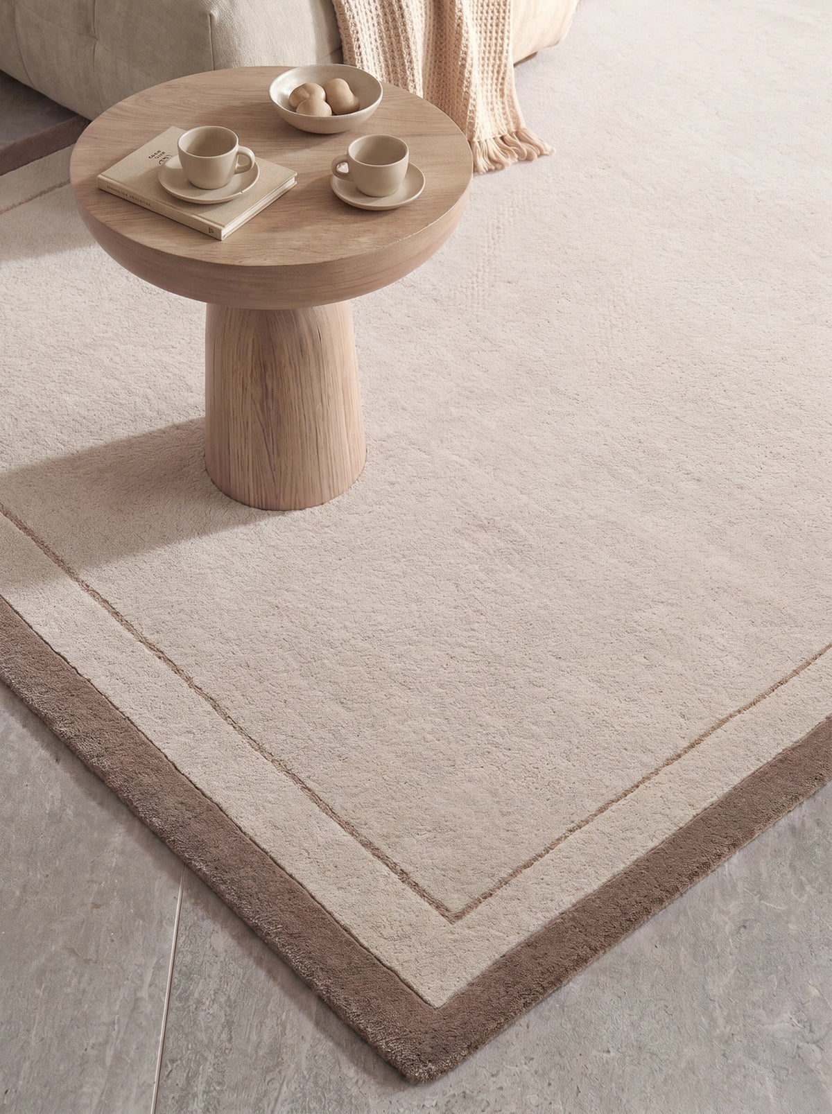 Tapis en laine Palazzo Crème et Marron – Villeroy &amp; Boch