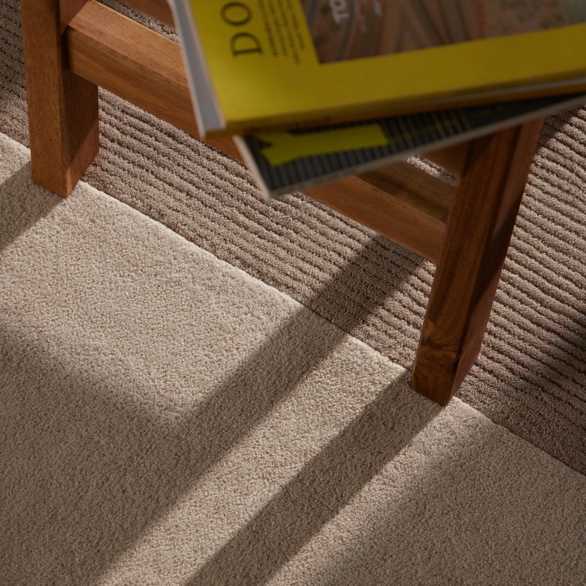 Tapis en laine Riviera Crème et Marron – Villeroy &amp; Boch