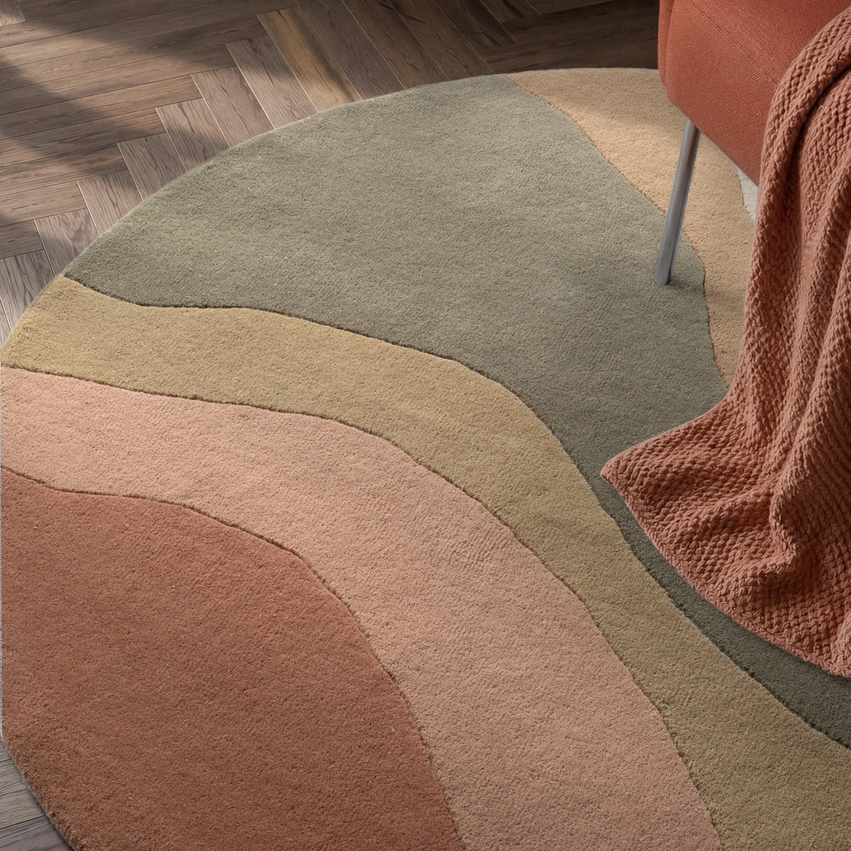 Tapis rond en Laine Fait Main Cappadoce - Ted Baker