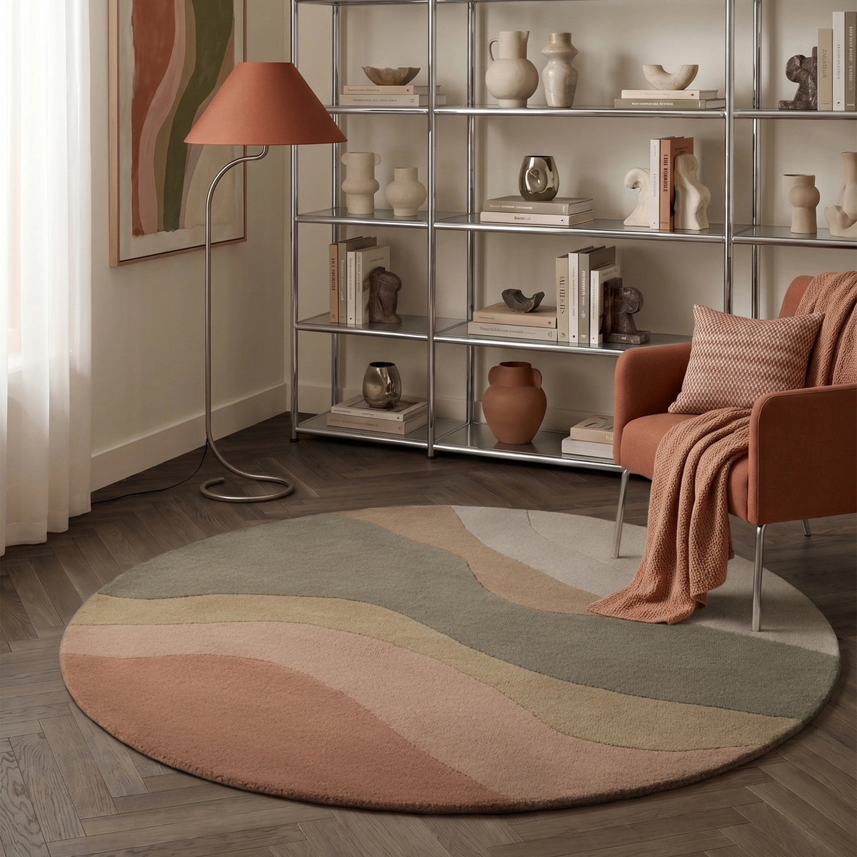 Tapis rond en Laine Fait Main Cappadoce - Ted Baker