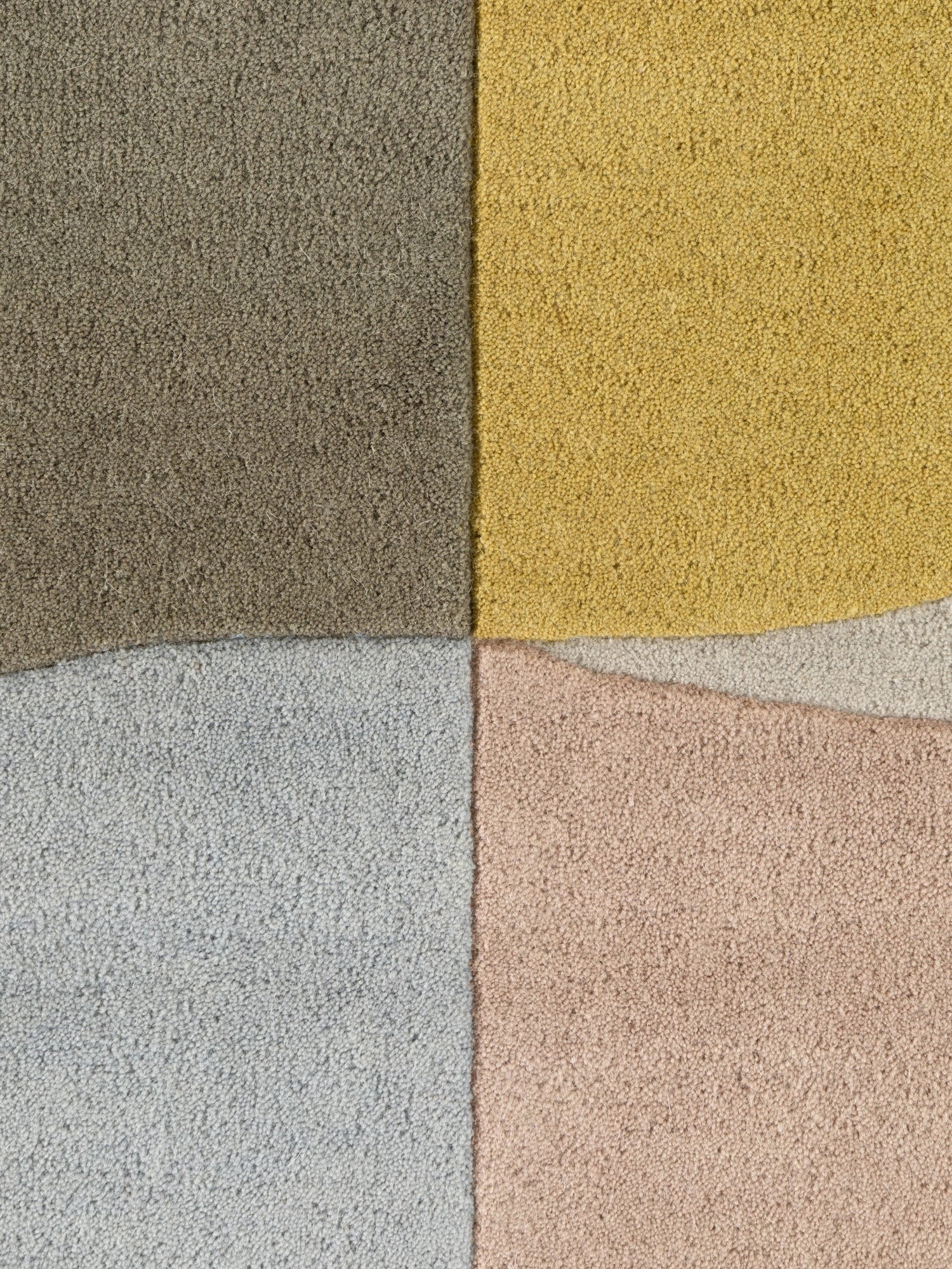 Tapis Rond en Laine Beige Multicolore Arno
