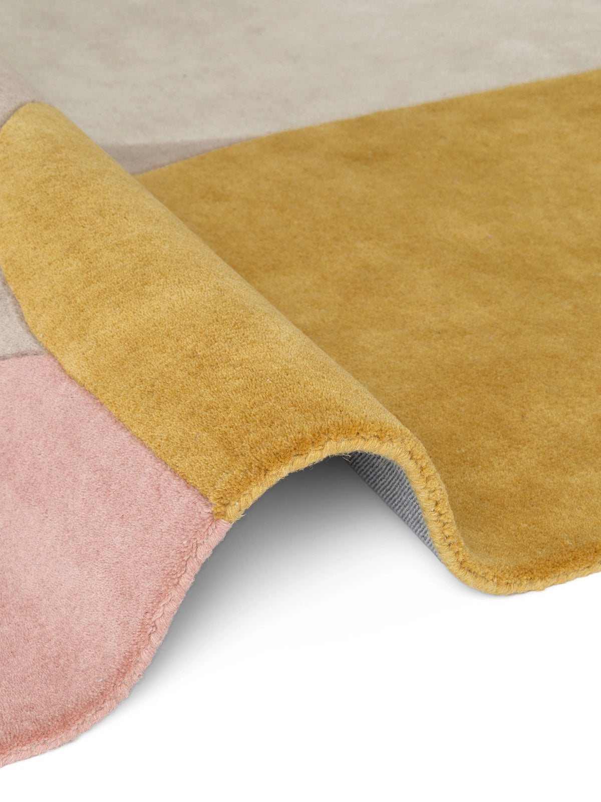 Tapis en Laine Beige Multicolore Lucca