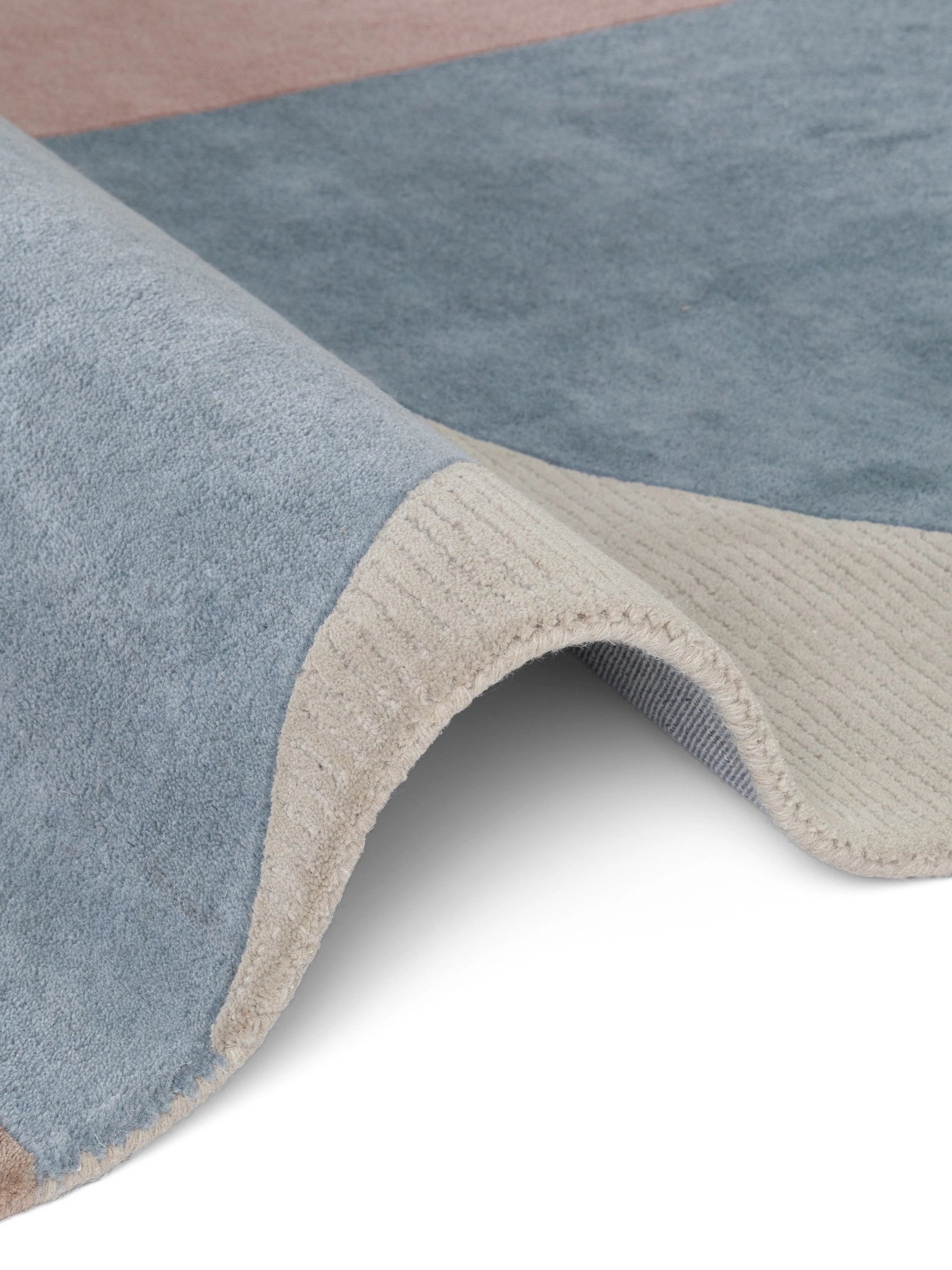 Tapis en Laine Beige Multicolore Orica