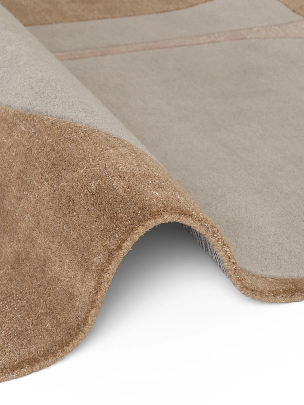 Tapis en Laine Beige Multicolore Siena