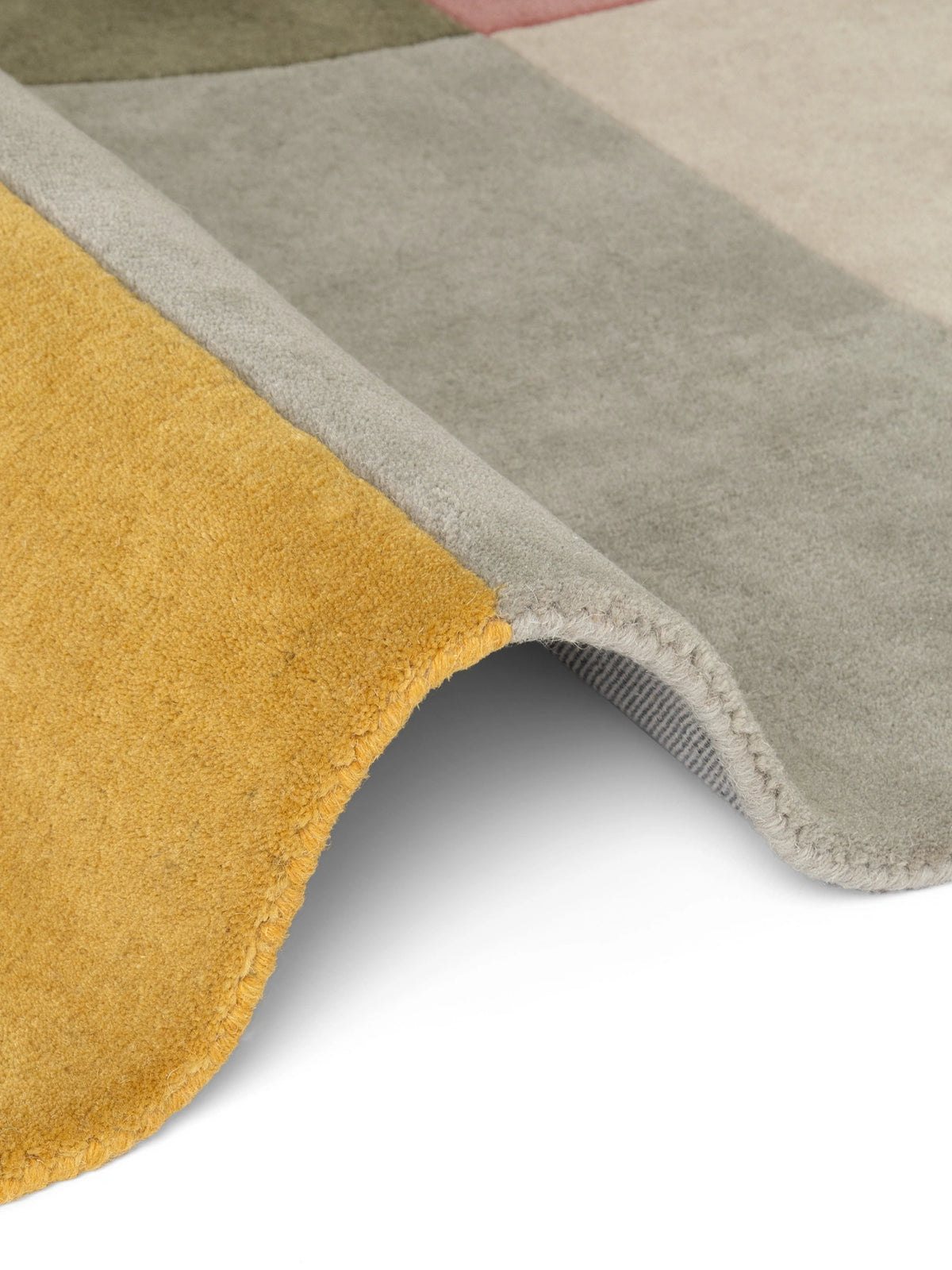 Tapis en Laine Beige Multicolore Bellagio