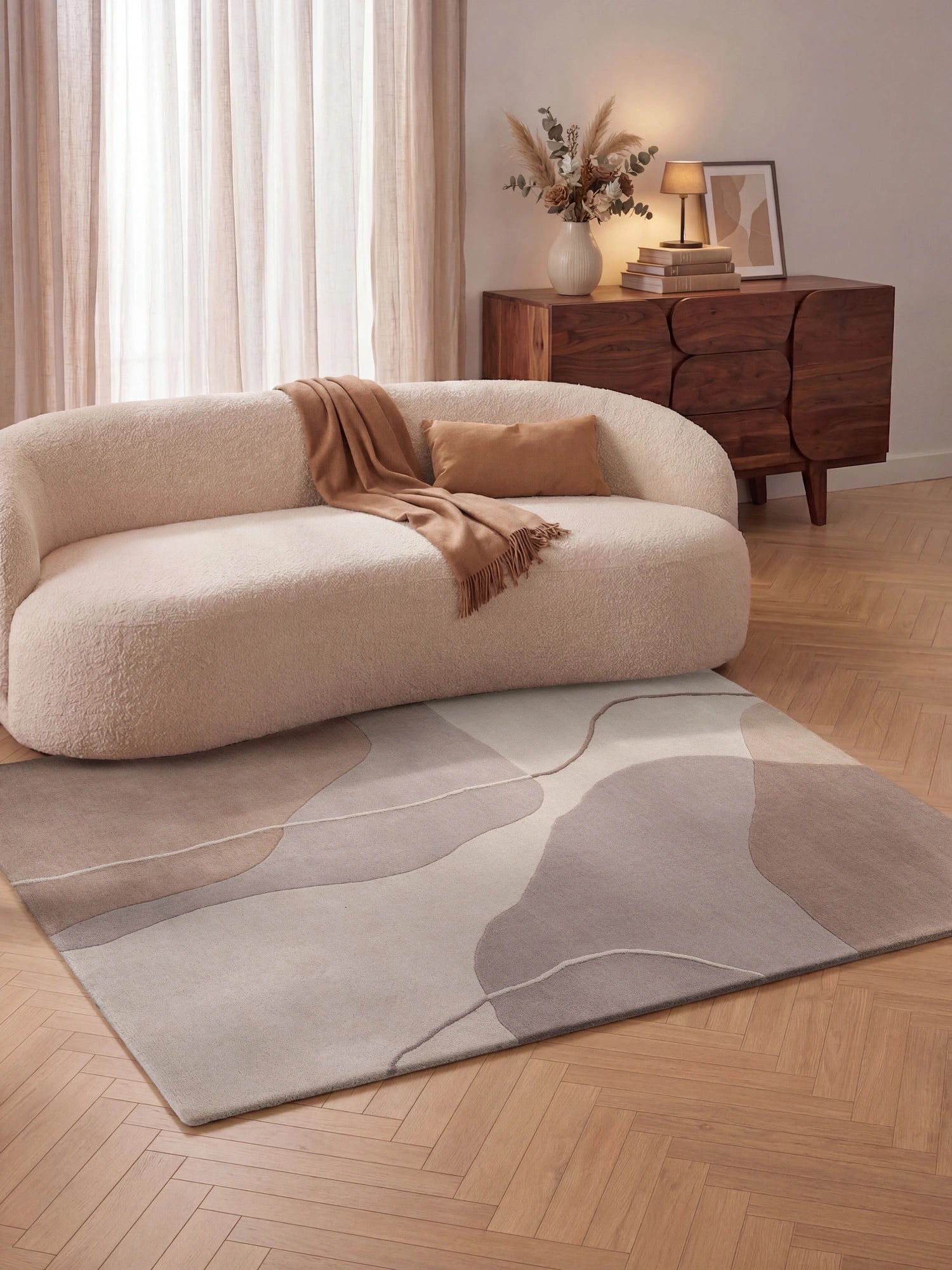 Tapis en laine Virelle Crème Beige – Villeroy &amp; Boch