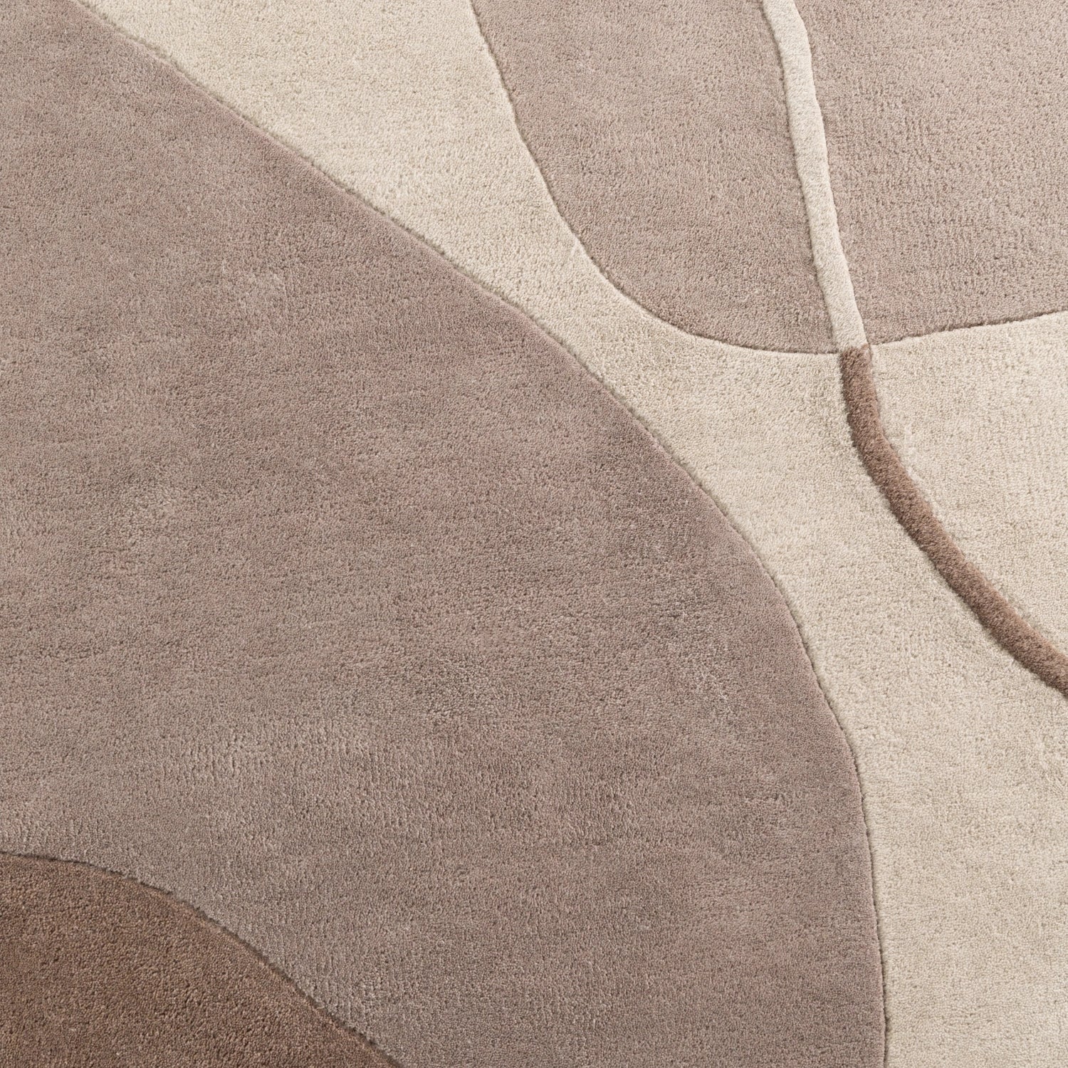 Tapis Rond en laine Virelle Crème Beige – Villeroy &amp; Boch