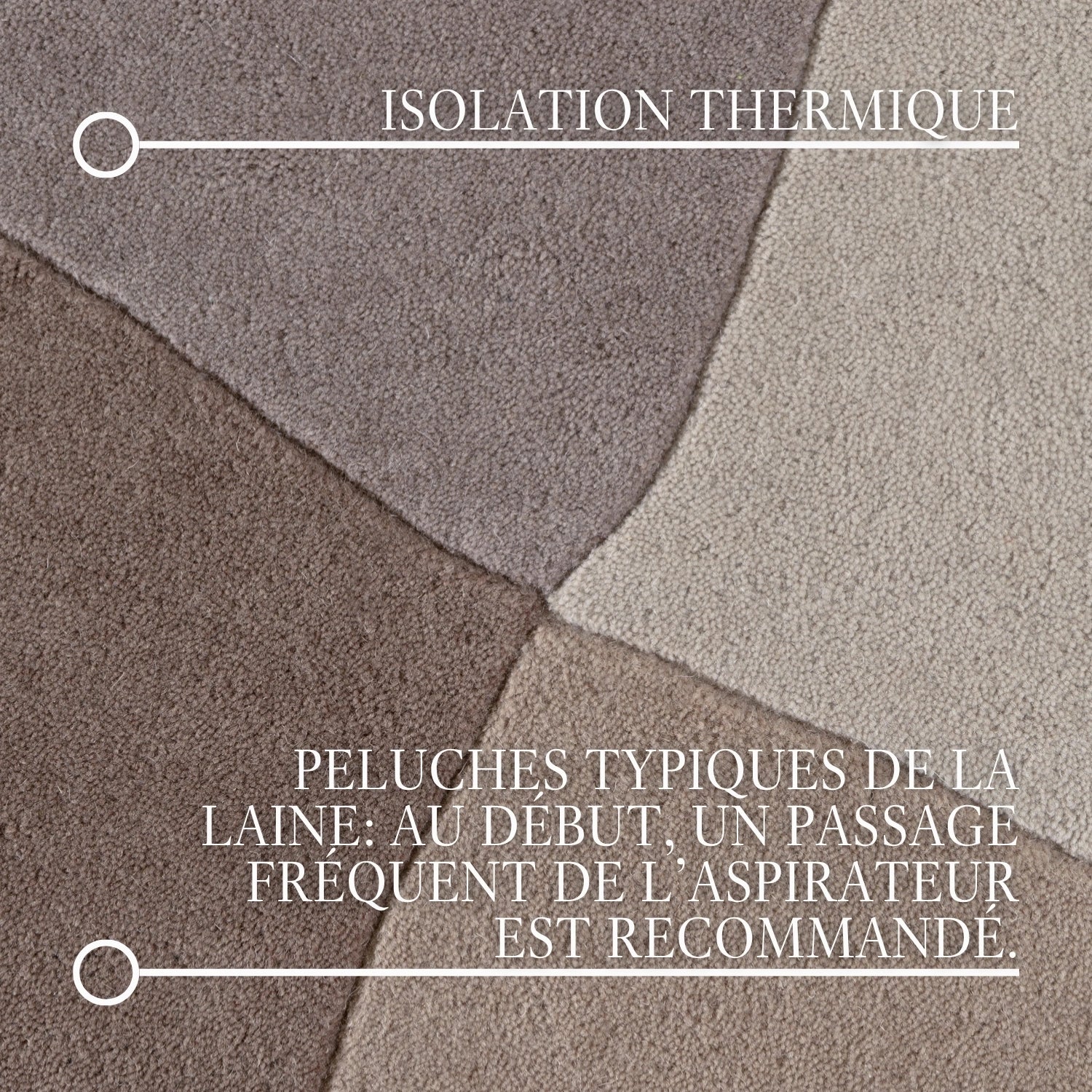 Tapis en laine Virelle Crème Beige – Villeroy &amp; Boch