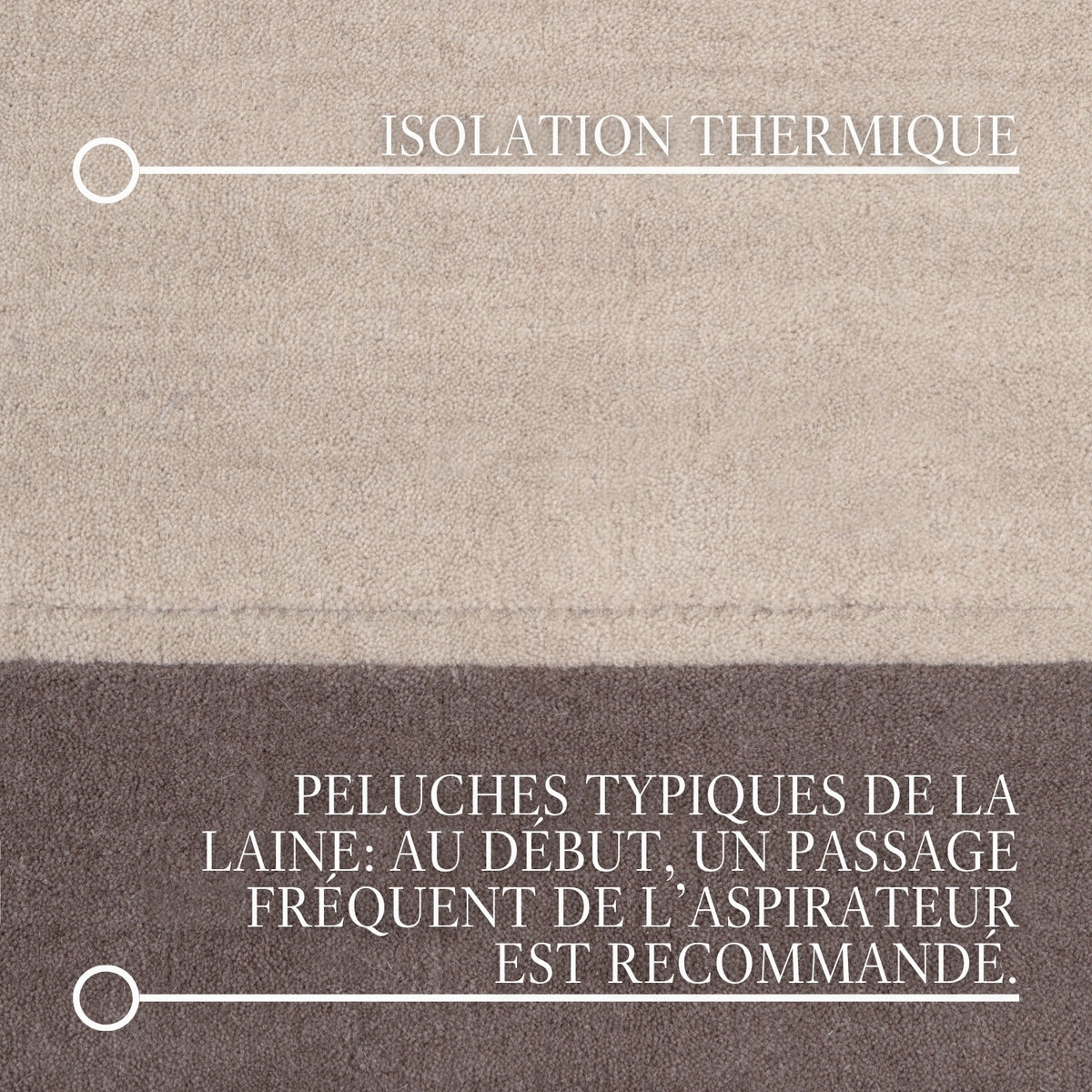 Tapis en laine Trianon Crème et Marron – Villeroy &amp; Boch