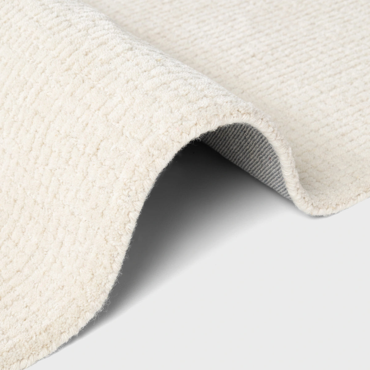 Tapis rond en Laine Adèle Crème