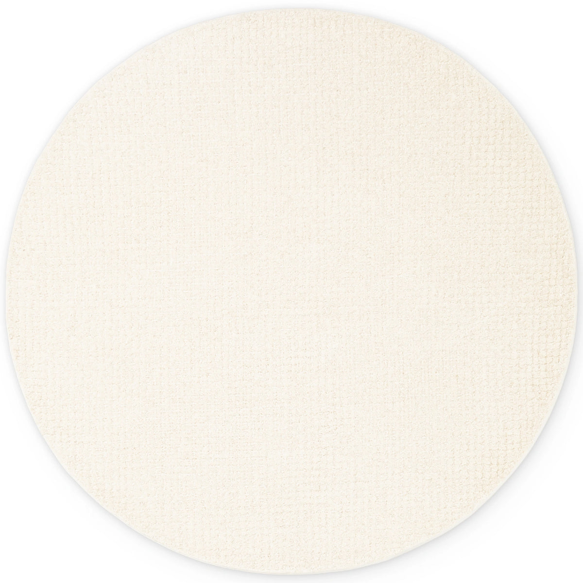 Tapis rond en Laine Adèle Crème