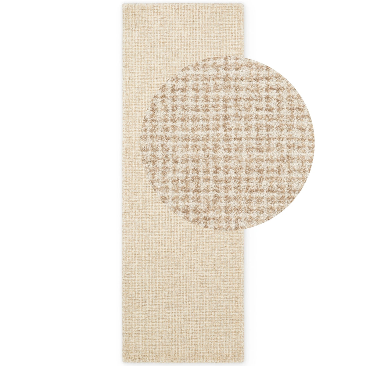 Tapis en Laine Adèle Crème Lin