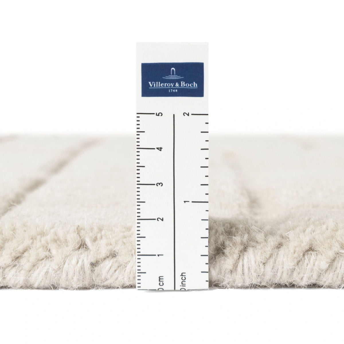Tapis en Laine à Carreaux Crème - Villeroy &amp; Boch