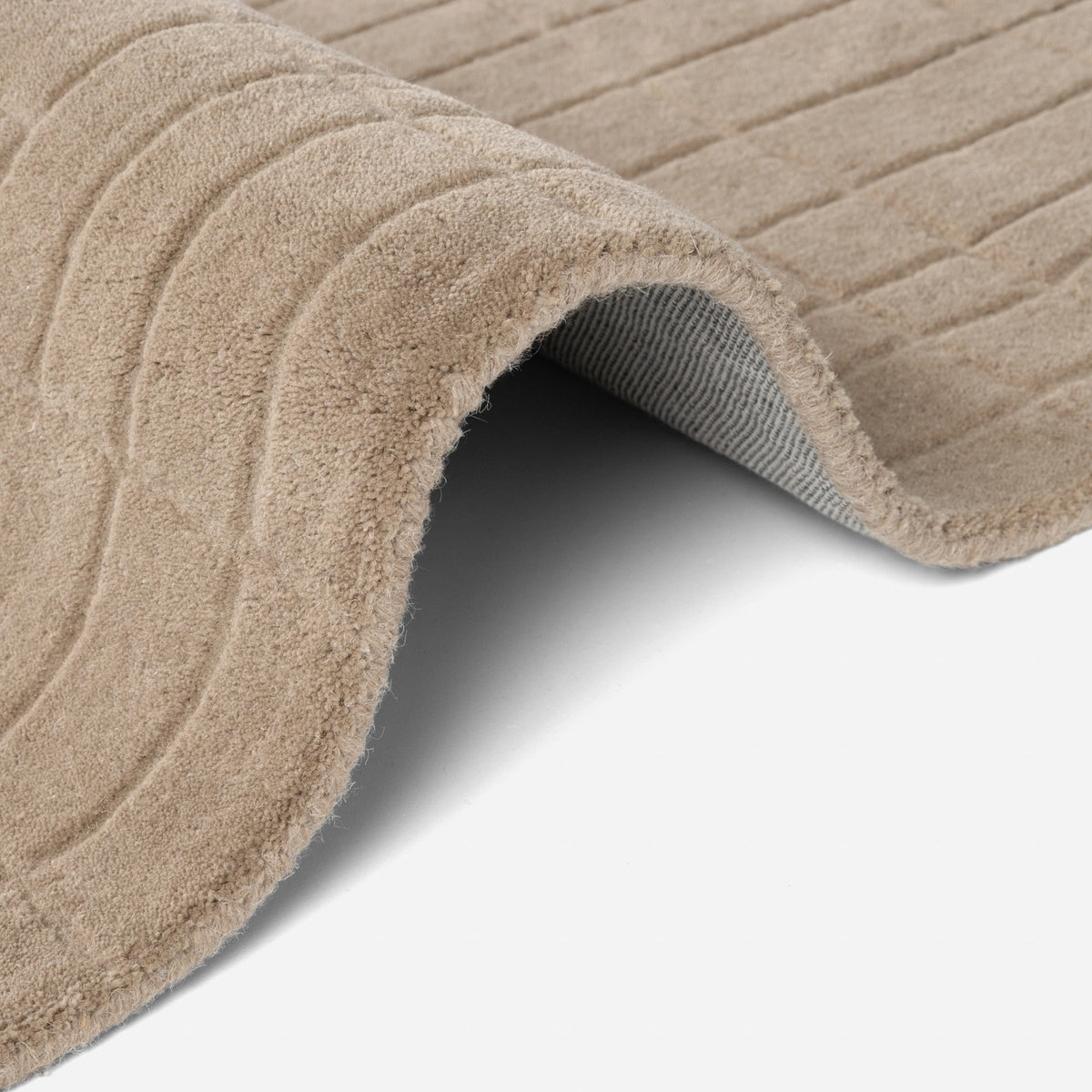 Tapis en Laine à Carreaux Beige - Villeroy &amp; Boch