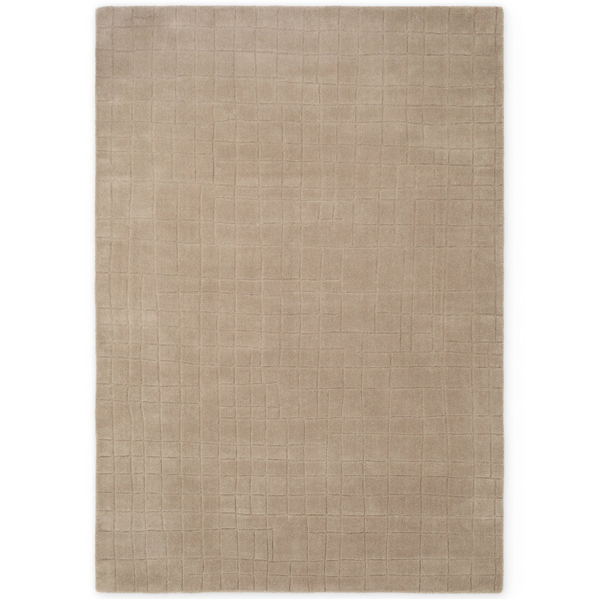 Tapis en Laine à Carreaux Beige - Villeroy &amp; Boch