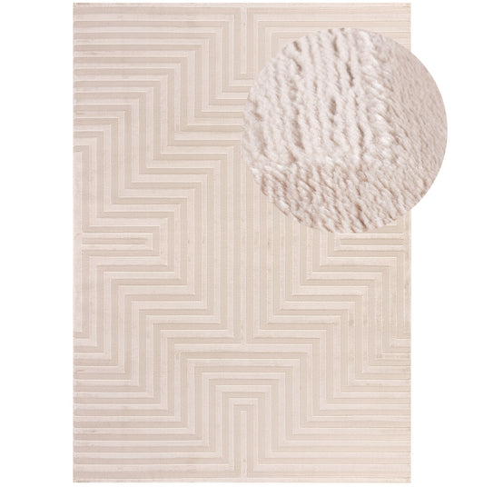 Tapis Ultra Dense Aspect Laine - Rifi Beige