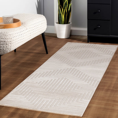 Tapis Ultra Dense Aspect Laine - Rifi Beige