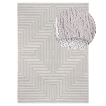 Tapis Ultra Dense Aspect Laine - Rifi Gris