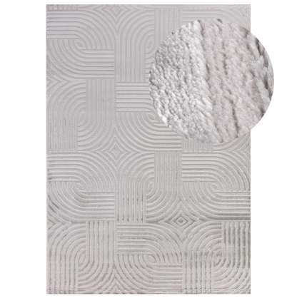 Tapis Ultra Dense Aspect Laine - Seventies Gris