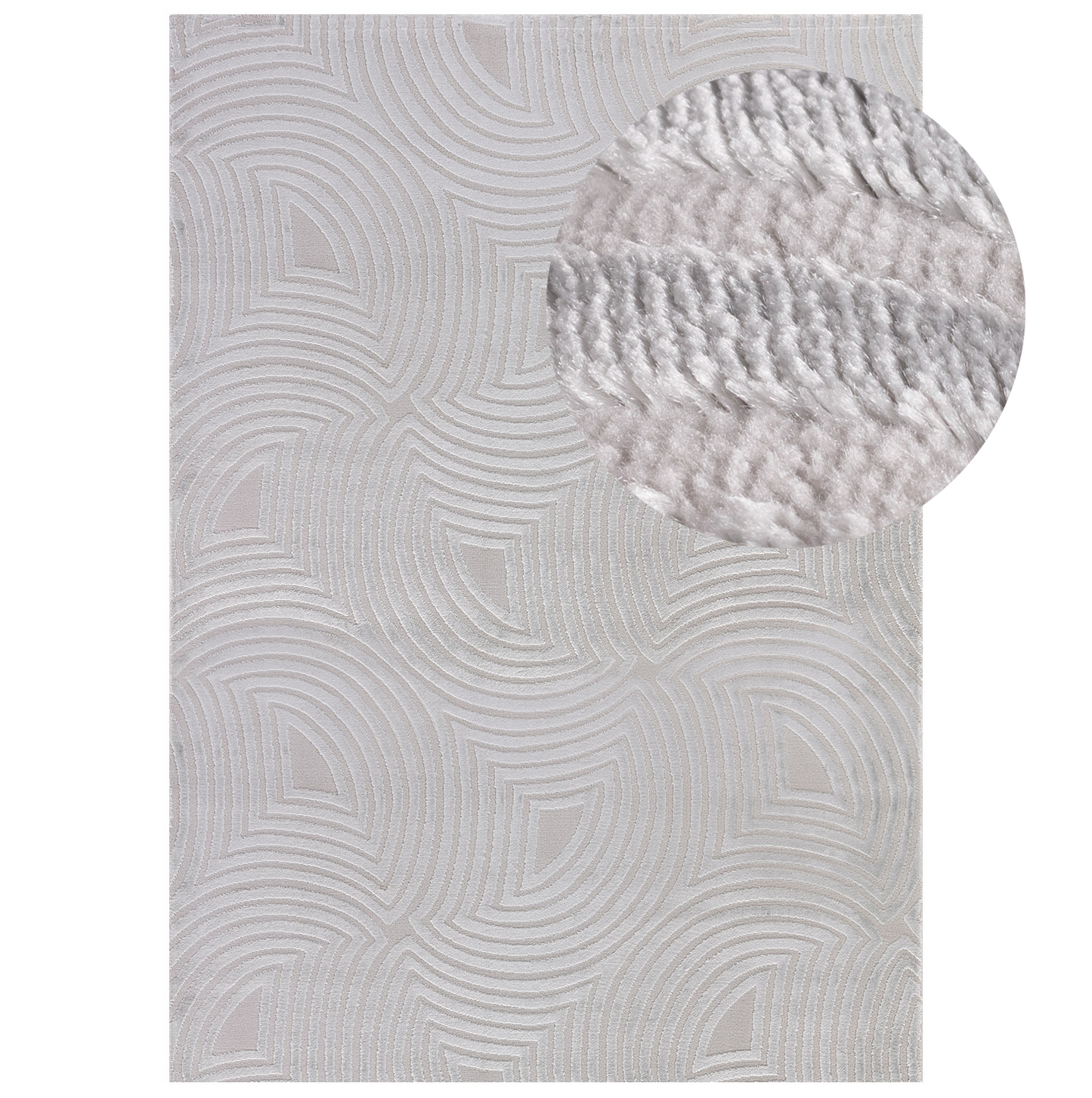 Tapis Ultra Dense Aspect Laine - Medusa Gris