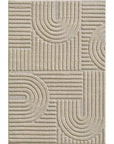 Tapis à relief Lena - Beige – STUDIO DECO