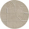 Tapis rond à relief Lena - Beige – STUDIO DECO