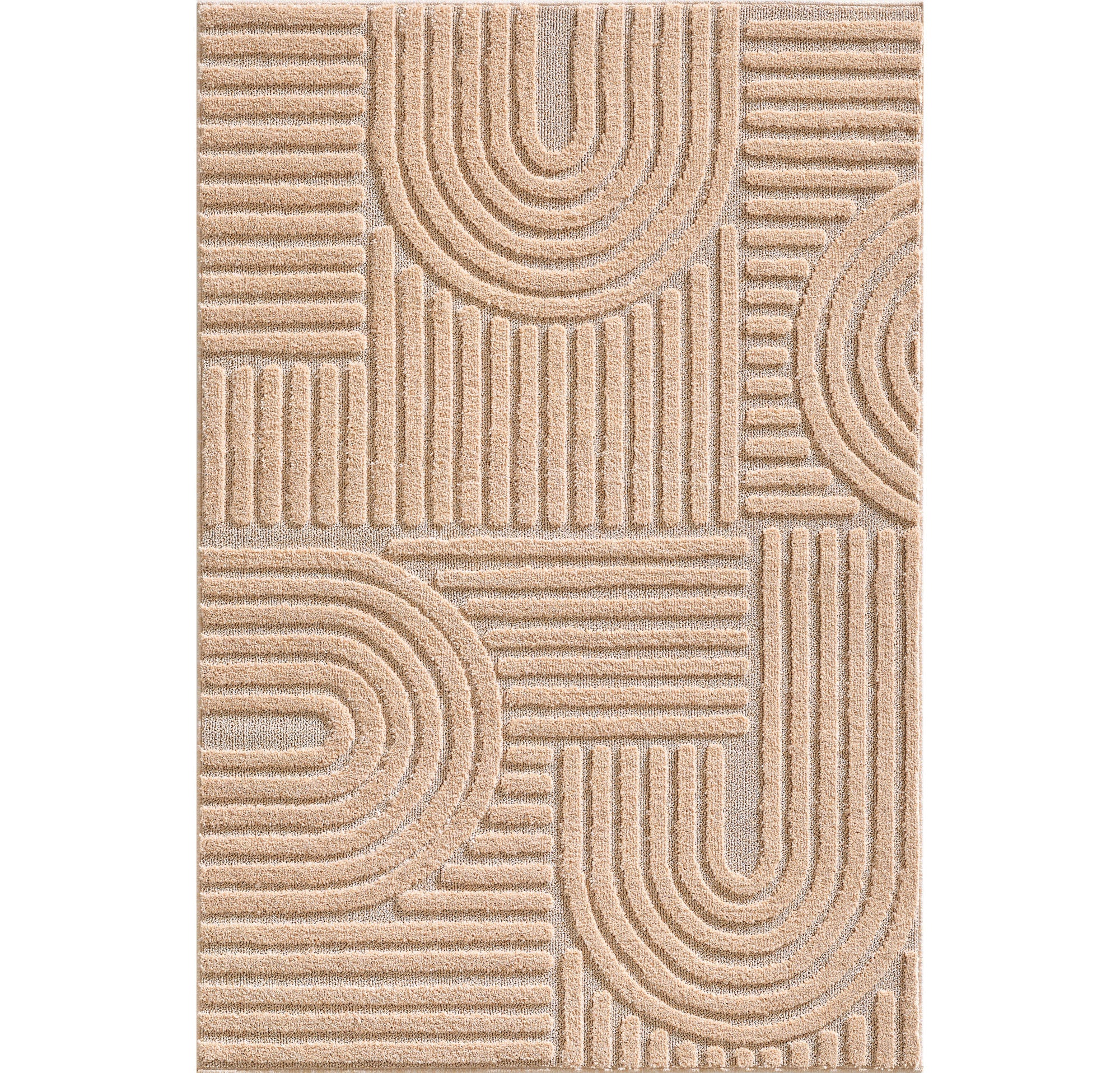 Tapis à relief Lena - Rose – STUDIO DECO