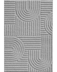 Tapis à relief Lena - Gris – STUDIO DECO