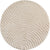 Tapis rond à motifs relief Arcs Crème – STUDIO DECO