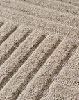 Tapis à motifs en relief Damier Beige – STUDIO DECO