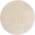 Tapis rond à motifs relief Damier Crème – STUDIO DECO