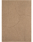 Tapis Aspect jute à motifs arcs – STUDIO DECO