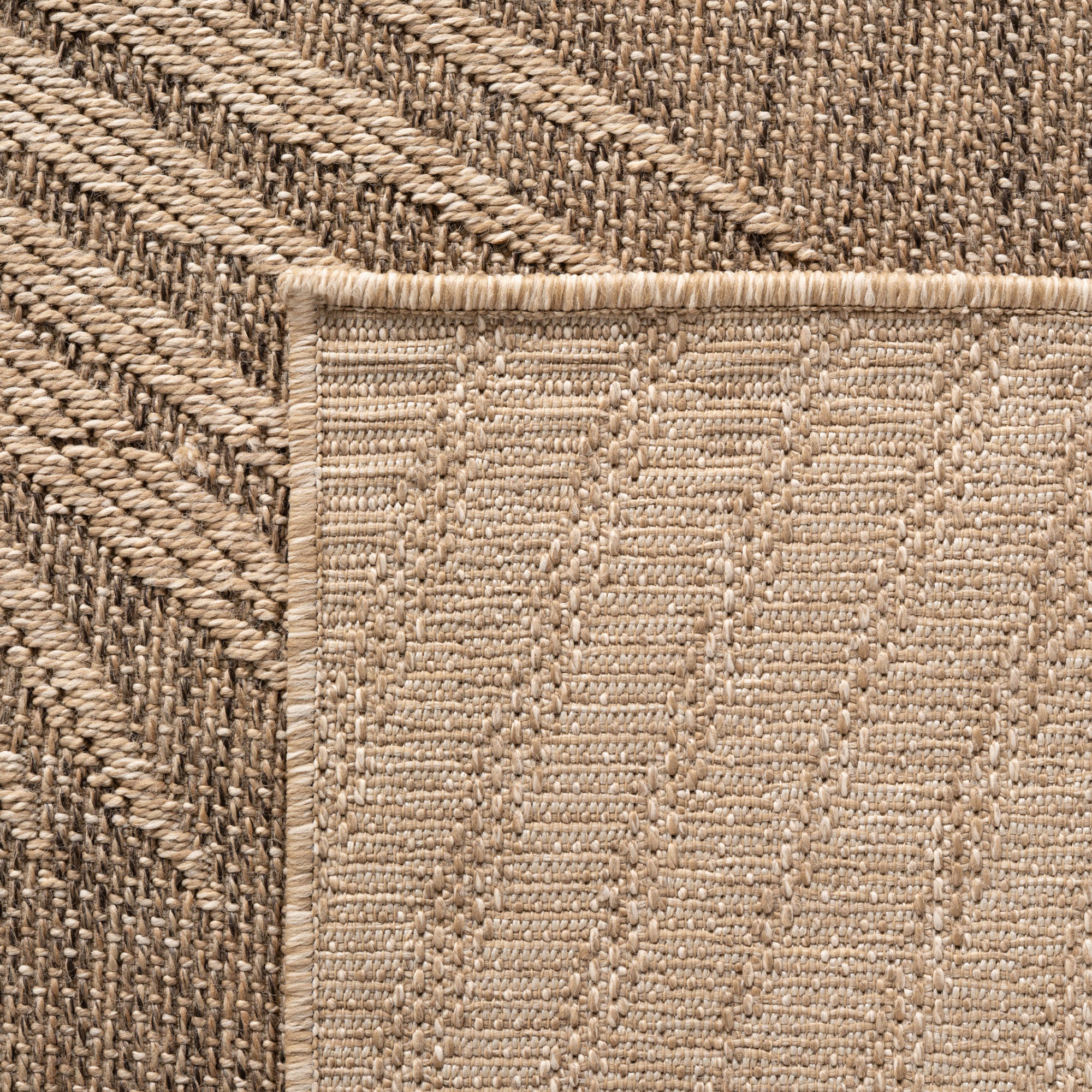Tapis Aspect jute à motifs palmier – STUDIO DECO