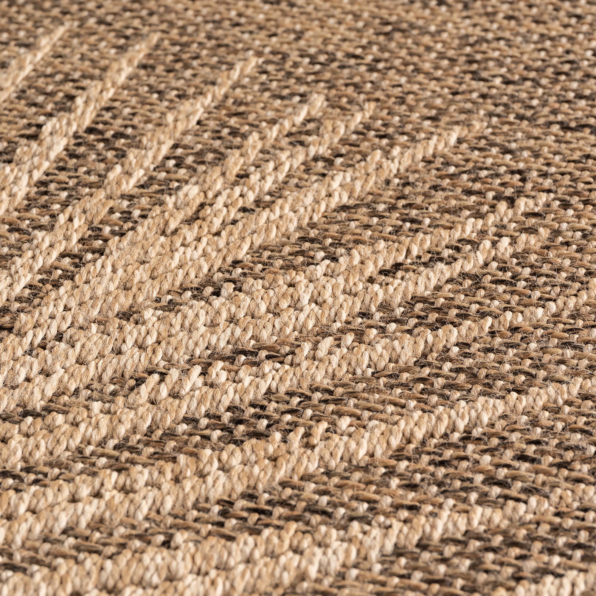 Tapis Aspect jute à motifs palmier – STUDIO DECO