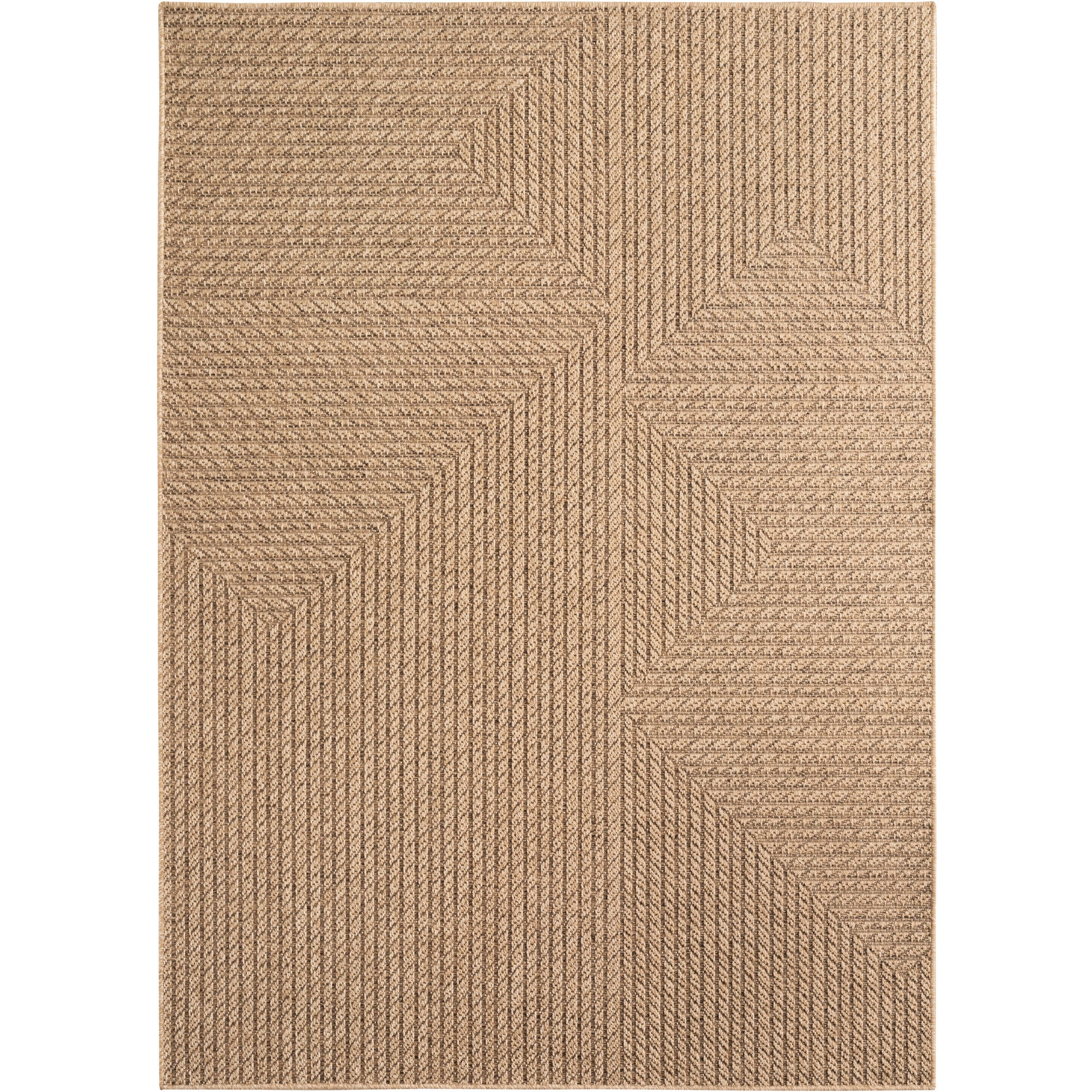Tapis Aspect jute à motifs géométrique – STUDIO DECO