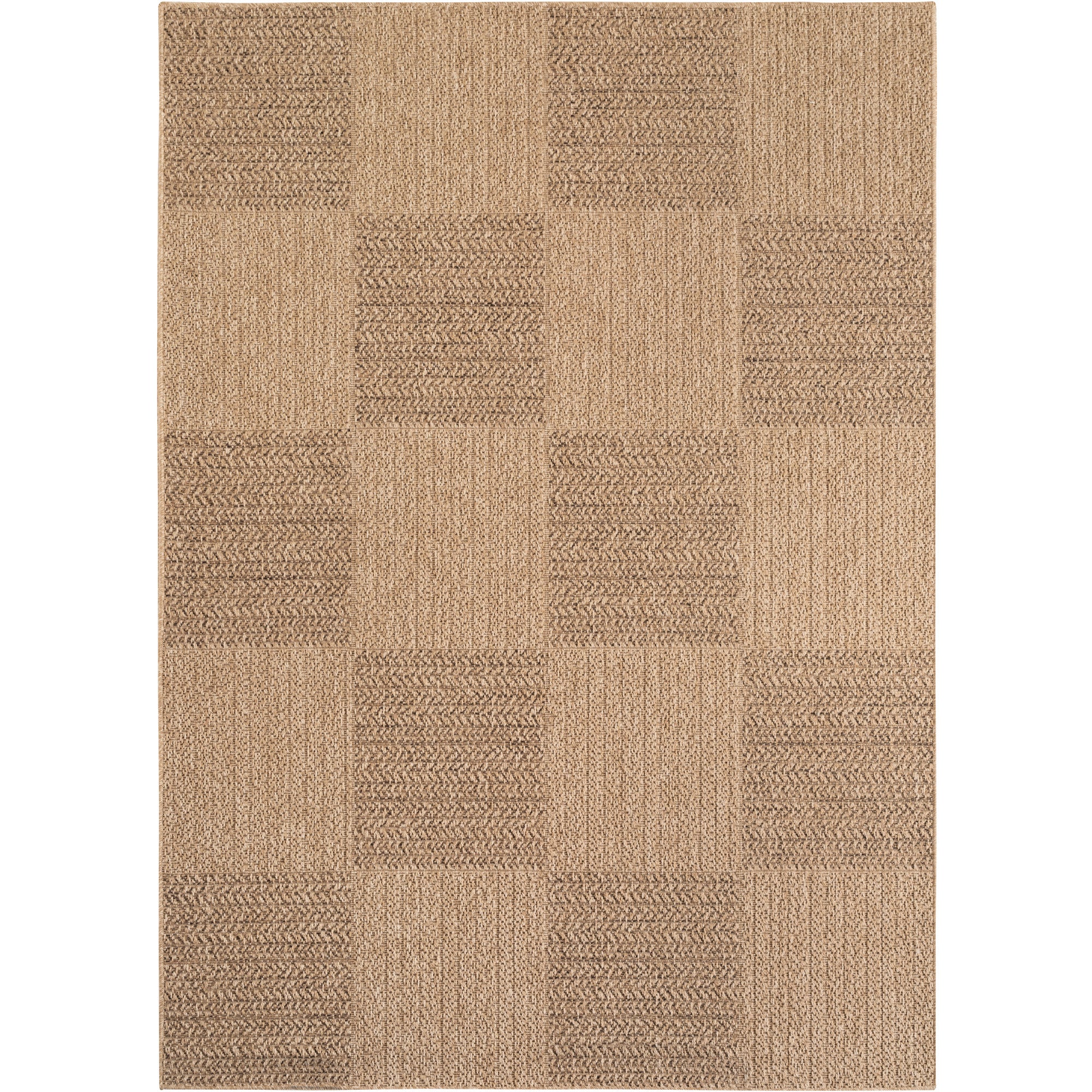Tapis Aspect jute à motifs carrés – STUDIO DECO