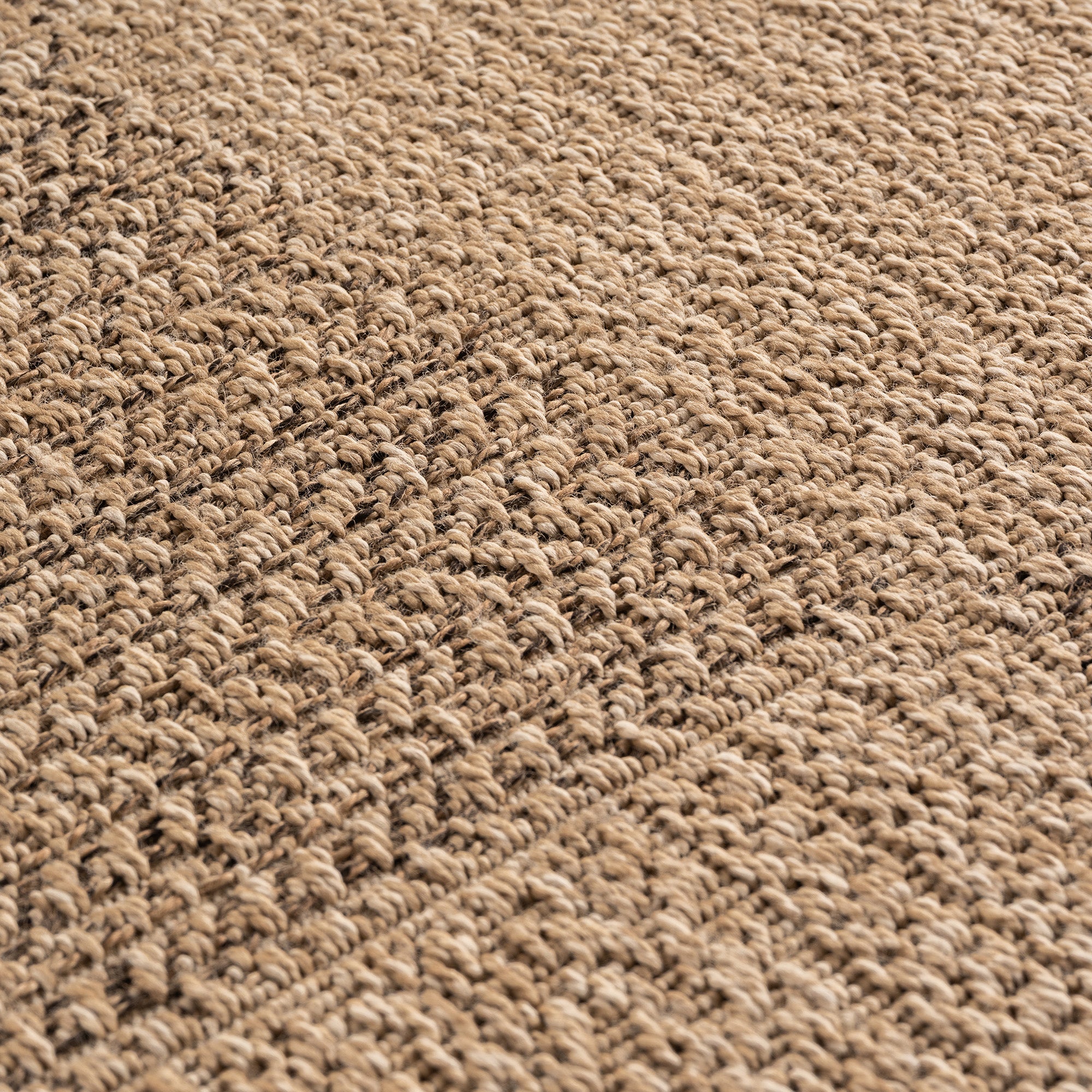 Tapis Aspect jute à motifs carrés – STUDIO DECO